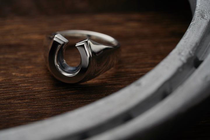 【美品】プエルタデルソル リバースオーバル リング 19号 シルバー 美品】プエルタデルソル リバースオーバル リング 19号 シルバー