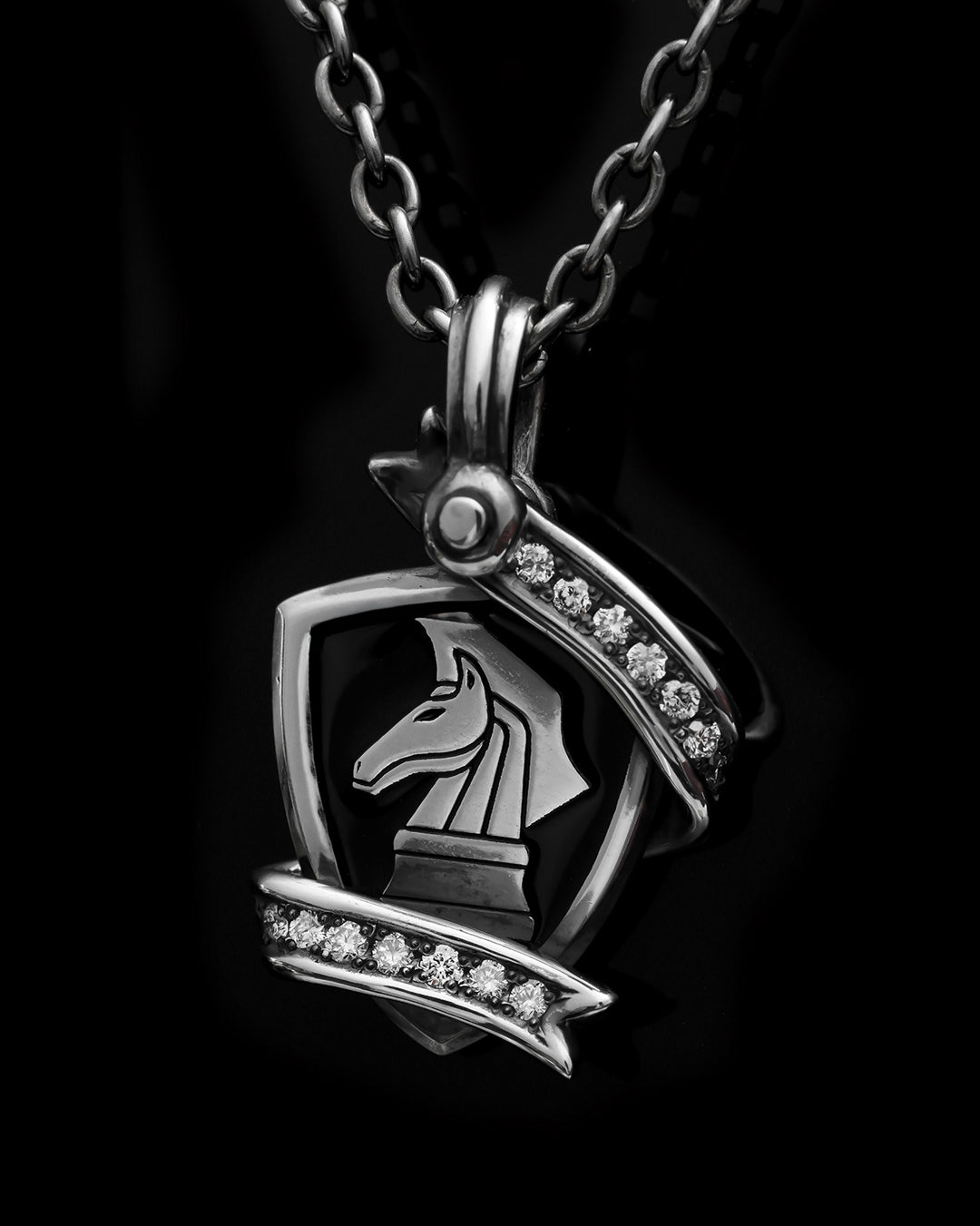 PUERUTA DEL SOL ポーン ペンダント 60cm チェーン ブラック PUERUTA DEL SOL ポーン ペンダント 60cm チェーン ブラック