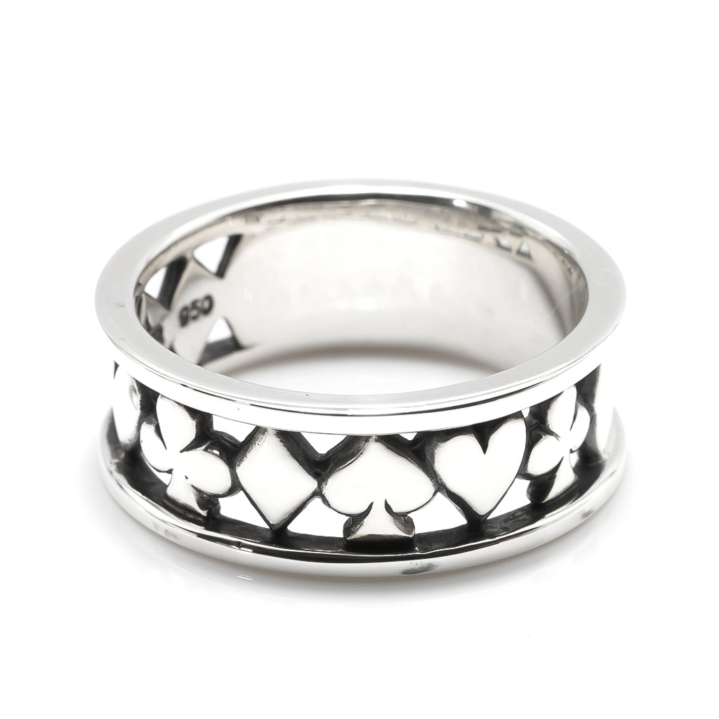 プエルタデルソル リバーシブル トランプ ペンダント ブラックダイヤ